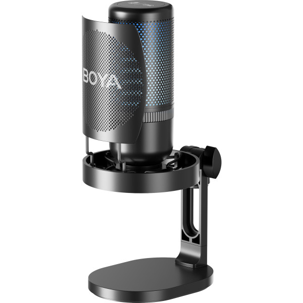 Фото - Микрофон для компьютера проводной Boya K3-02 RGB Black
