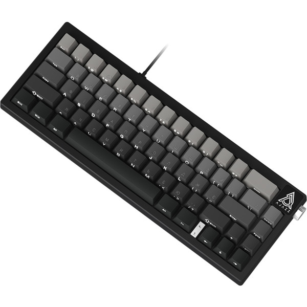 Фото - Клавіатура дротова ігрова Ajazz AK650 Day Dream switches Gradient Black Gray (AK650-DD-BG)