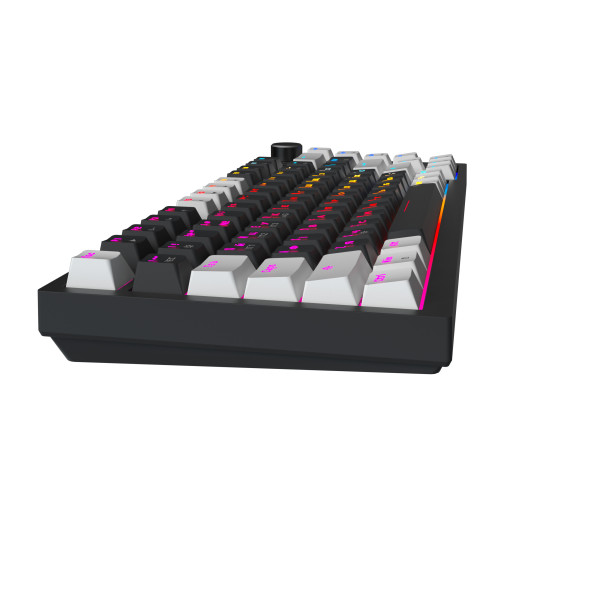 Фото - Клавиатура беспроводная игровая GamePro Asgard Valhalla Pro 75% Wireless/Bluetooth/USB Black (MK160B-D-Pro)
