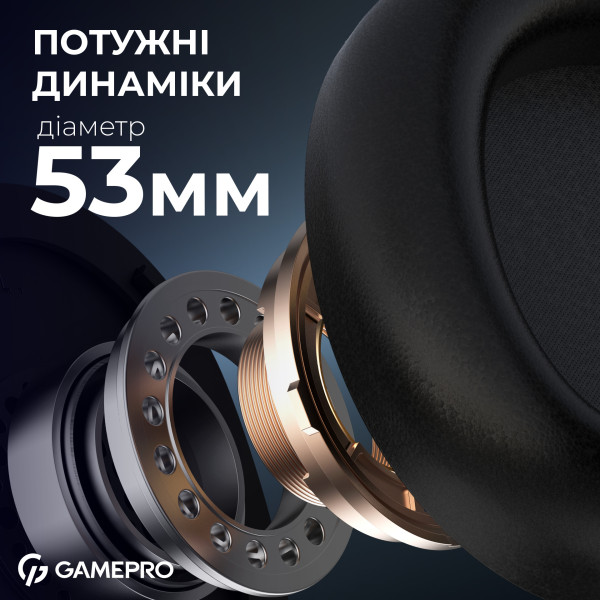 Фото - Гарнитура беспроводная игровая GamePro Asgard Freya Pro (HSW201B)