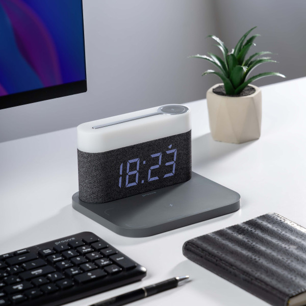 Фото - Нічник Proove з бездротовою зарядкою Day & Night Dark Gray (PLDN05002005)