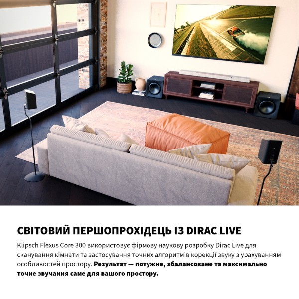 Фото - Саундбар Klipsch Flexus Core 300 Soundbar Black (1072084)