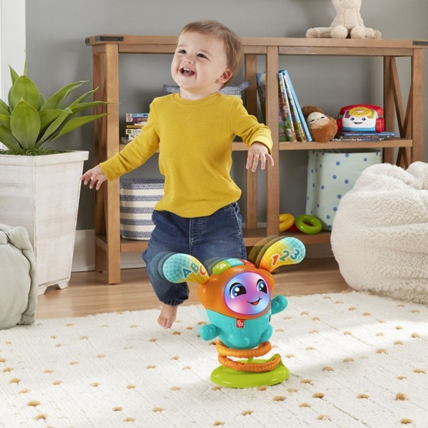 Фото - Інтерактивна іграшка Fisher-Price Ді-Джей Стрибунець з технологією Smart Stages багатомовний (JLH74)