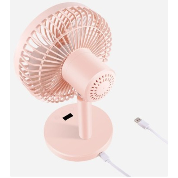Фото - Вентилятор настільний Jile Desktop small fan 01 Pink (1146684)