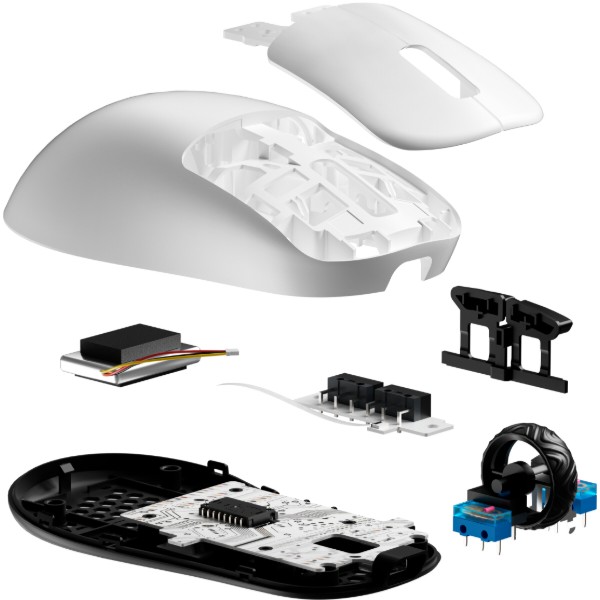 Фото - Миша бездротова ігрова GamePro Asgard Loki Wireless RGB White (GM022W)