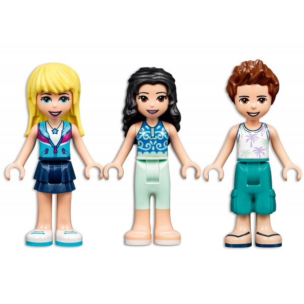 Фото - Конструктор LEGO Friends Лісовий будинок на колесах і вітрильника (41681)