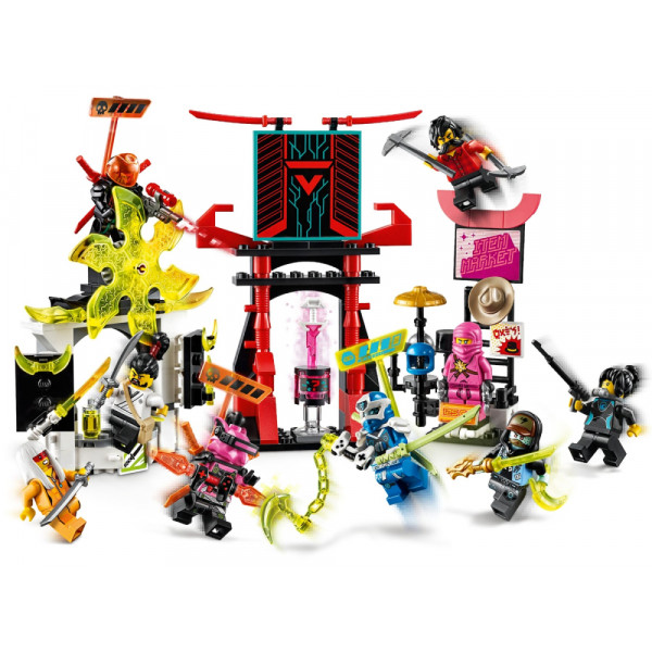 Фото - Конструктор LEGO NINJAGO Киберрынок (71708)