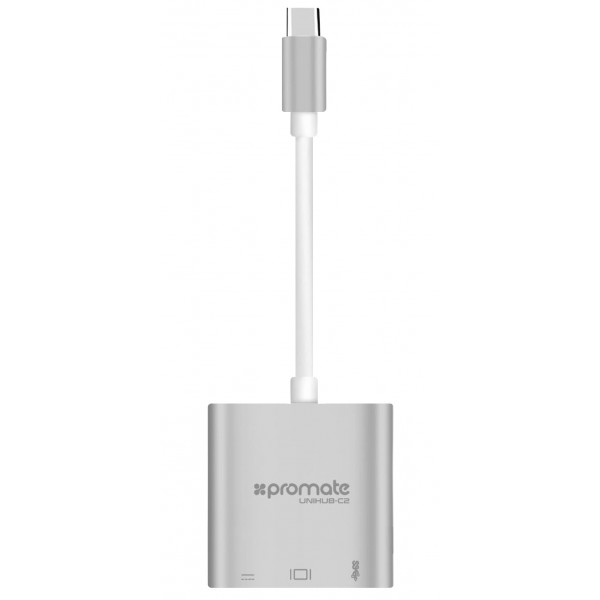 Фото - Хаб USB Promate uniHub-C2 Grey