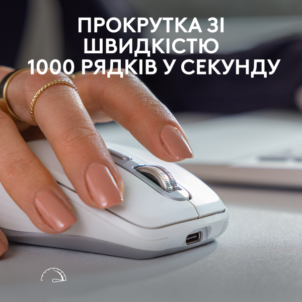 Фото - Миша бездротова Logitech MX Anywhere 3S Wireless Pale Grey (910-006930)