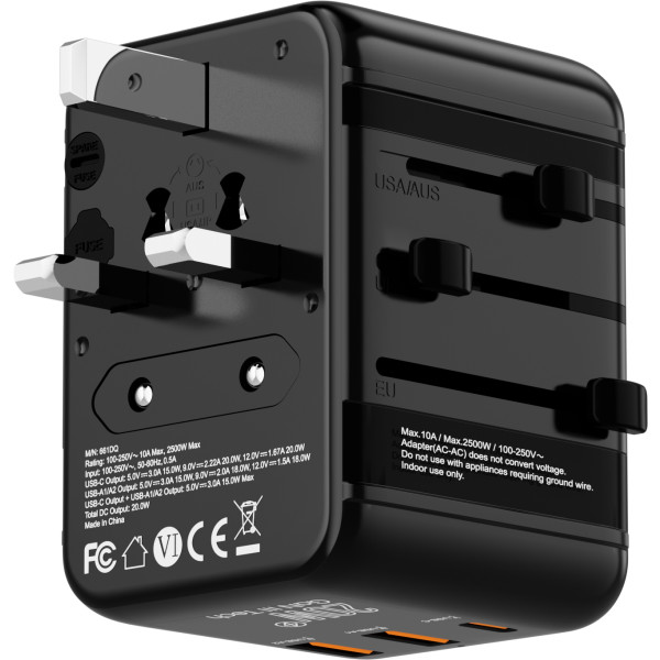 Фото - Сетевое зарядное устройство Proove Trip 20W black (TATL20310001)