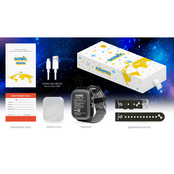 Фото - Уценка - Детские часы GARMIX PointPRO-200 4G/GPS/WIFI/VIDEO CALL BLACK