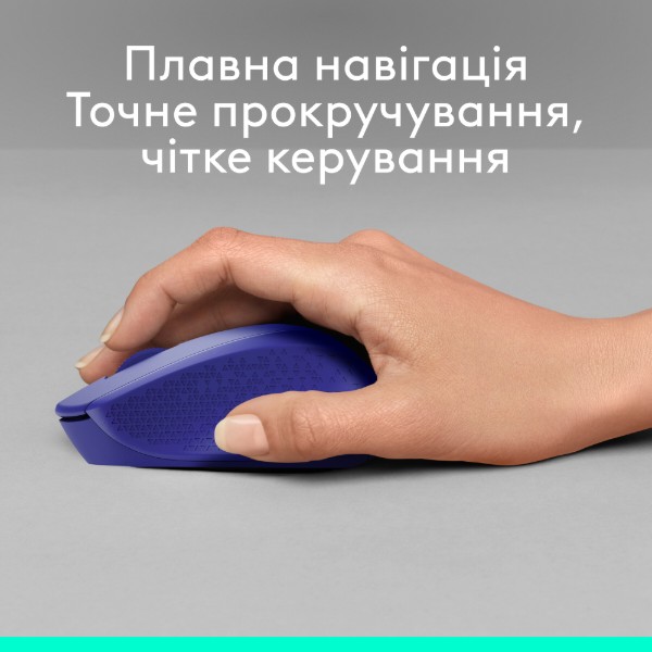 Фото - Миша бездротова Logitech M330 Silent Plus Blue (910-004910)