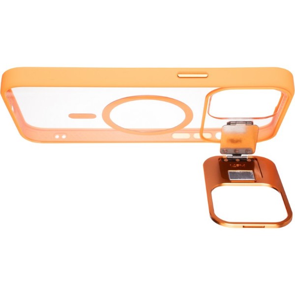 Фото - Чехол для смартфона Gelius Yoga Case Camera stand MagSafe for iPhone 15 Flame Orange (98594)