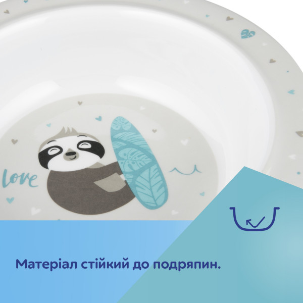 Фото - Тарелка для малыша Canpol babies 270 мл EXOTIC ANIMALS - серая (4/519_grey)