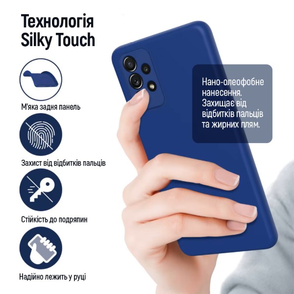 Фото - Чохол для смартфону Colorway Liquid Silicone for Samsung Galaxy A27, blue (CW-CLSSGA276-LB)