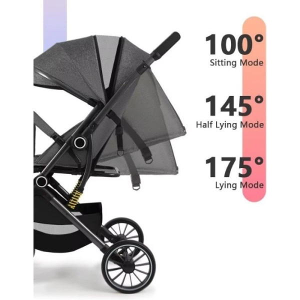 Фото - Коляска прогулянкова 525Baby Black