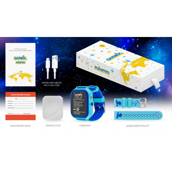 Фото - Уцінка - Дитячий годинник GARMIX PointPRO-200 4G/GPS/WIFI/VIDEO CALL BLUE