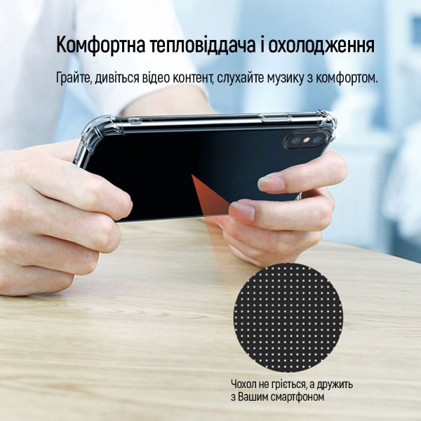 Фото - Чохол для смартфону Colorway TPU AntiShock for Apple iPhone 17 Clear (CW-CTASAI17)