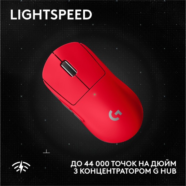 Фото - Мышь беспроводная игровая Logitech G Pro X Superlight 2 SE Lightspeed Red (910-007552)