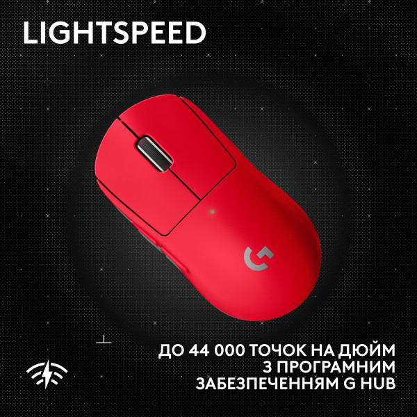 Фото - Миша бездротова ігрова Logitech G Pro X Superlight 2 SE Lightspeed Red + енергетичний напій Red Bull 0,25 л (x2)