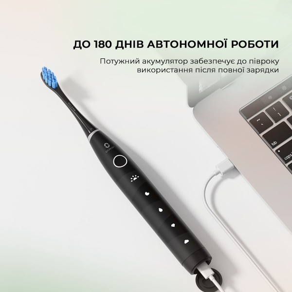Фото - Зубна щітка електрична Oclean Flow S Electric Toothbrush Black (6970810557343)