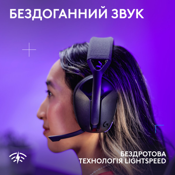Фото - Гарнітура бездротова ігрова Logitech G321 LightSpeed Black (981-001563)