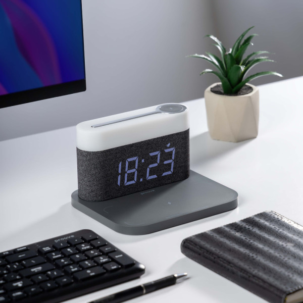 Фото - Нічник Proove з бездротовою зарядкою Day & Night Dark Gray (PLDN05002005)