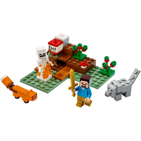 Фото - Конструктор LEGO Minecraft Пригоди в тайзі (21162)
