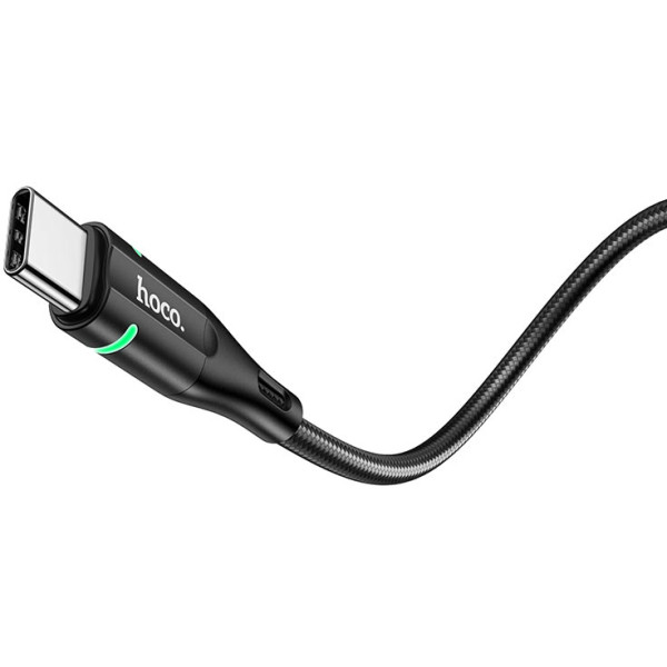 Фото - Кабель HOCO U93 USB to Type-C 3A, 1.2m Black (6931474732170)