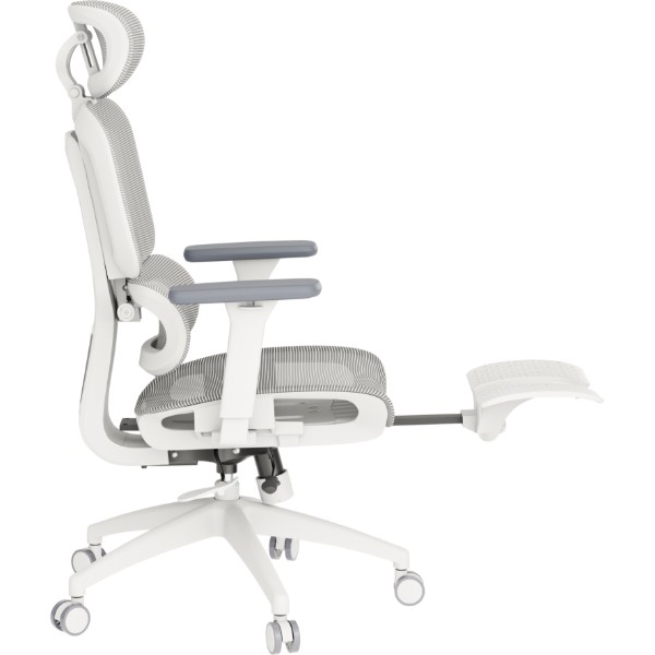 Фото - Кресло офисное OfficePro Skyline Footrest (OC750-W-LG-LG) White/Light Gray