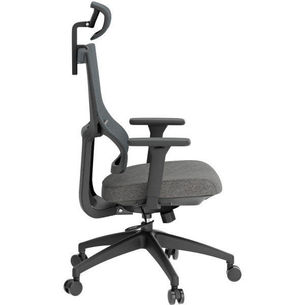 Фото - Кресло офисное OfficePro Elegant (OC600-B-DG-DG) Black/Dark Gray