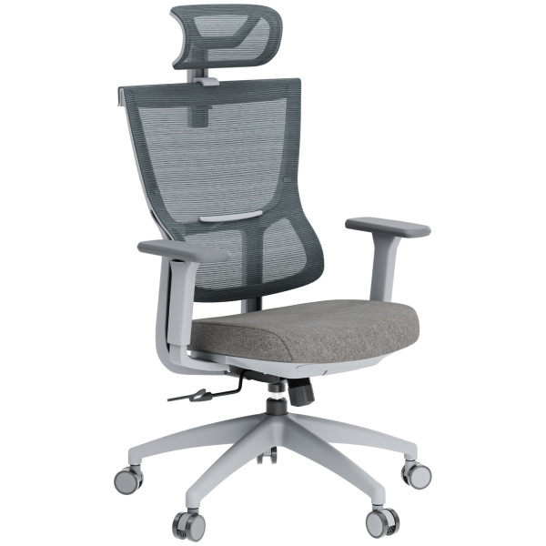 Фото - Кресло офисное OfficePro Elegant (OC600-G-DG-DG) Gray/Dark Gray