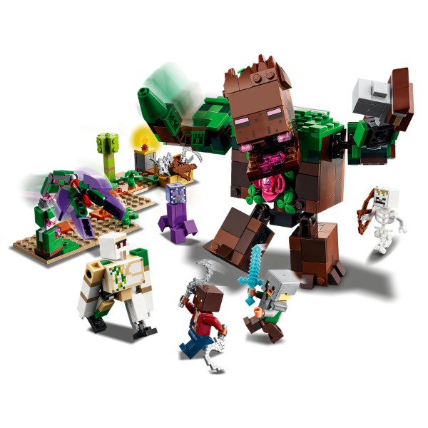 Фото - Конструктор LEGO Minecraft Мерзость из джунглей (21176)