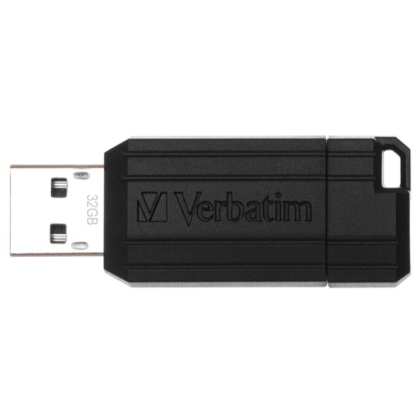 Фото - Флеш USB Verbatim Store'n'Go PinStripe 32GB USB 2.0 Black (49064)