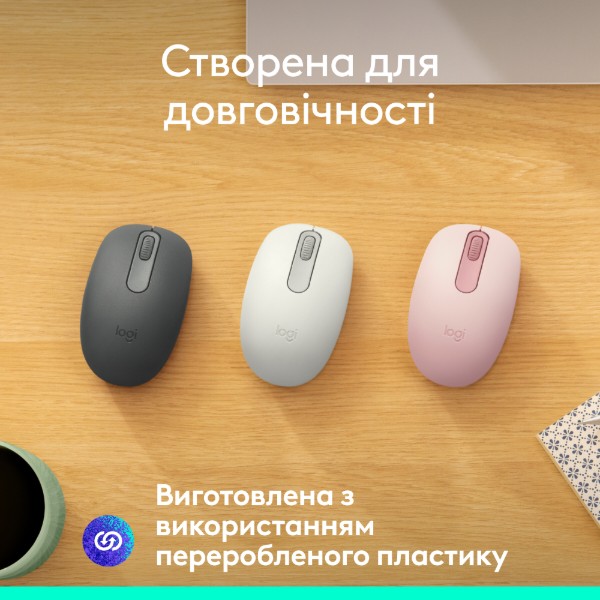 Фото - Мышь беспроводная Logitech M196 Bluetooth Mouse Rose (910-007461)