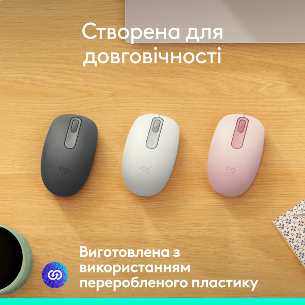 Фото - Миша бездротова Logitech M196 Bluetooth Mouse Rose (910-007461)