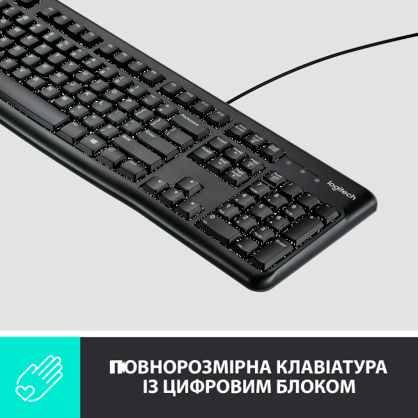 Фото - Клавіатура+миша Logitech MK120 USB UA (920-002563)