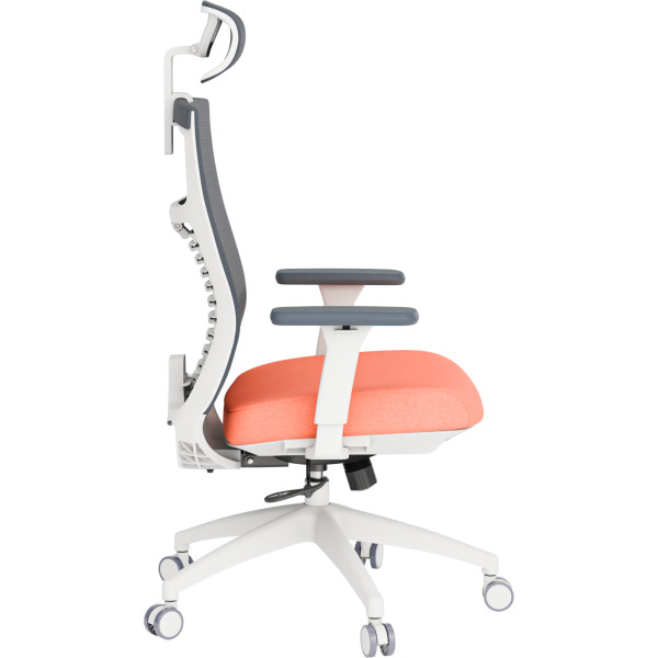 Фото - Крісло офісне OfficePro Balance (OC550-W-DG-OR) White/Dark Gray/Orange