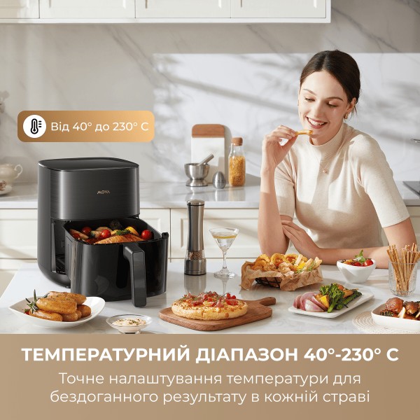 Фото - Мультипіч Mova AeroChef FD10s Pro Black (VFF12A-BL-S)