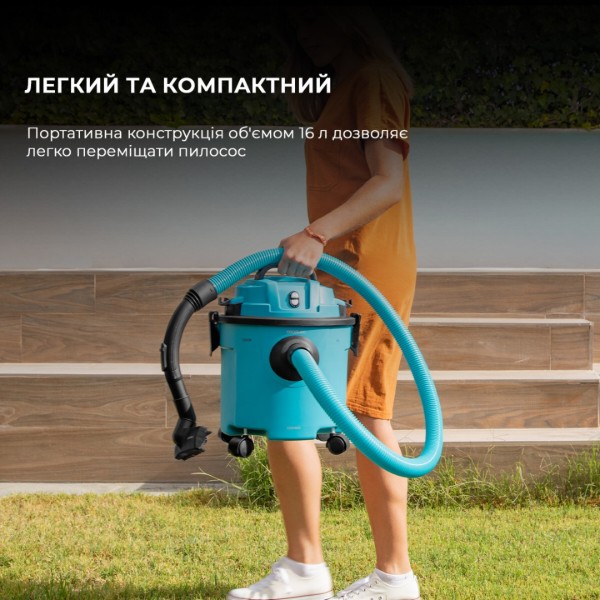 Фото - Пилосос миючий з контейнером Cecotec Conga Rockstar Wet & Dry Compact Garden Plus (A01 EU01 100012)