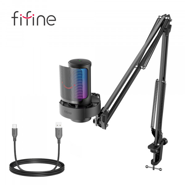 Фото - Микрофон для компьютера проводной Fifine A8T USB Black