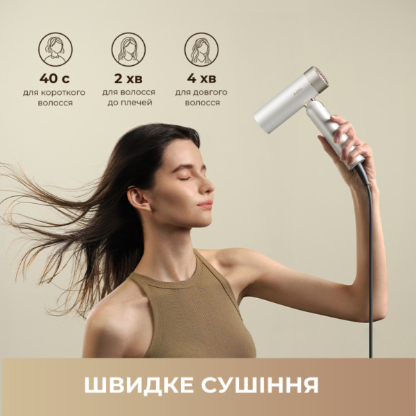 Фото - Фен Mova Flip10 White (AMFL10-WH)