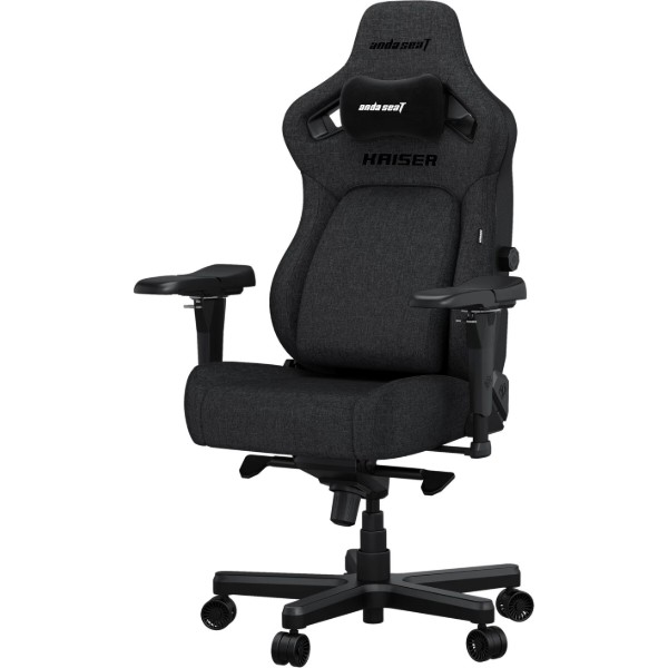 Фото - Крісло для геймерів Anda Seat Kaiser 4 Size XL Dark Gray Linen Fabric (AD12YDDC-XLL-20-GB-CF)