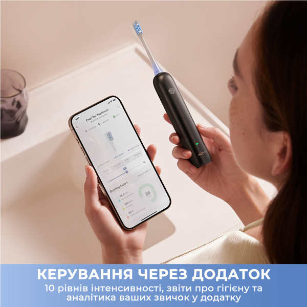 Фото - Зубна щітка електрична Mova Fresh Pro Sliver (ATB15A-SIL)