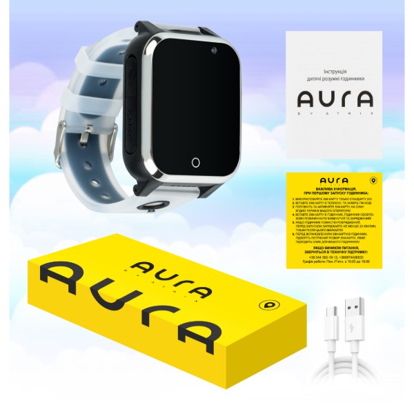 Фото - Детские часы Aura A100 Tracker/WIFI Black (AUR-A100-B)