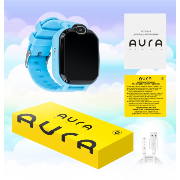 Фото - Детские часы Aura A300 Tracker Blue (AUR-A300-BL)