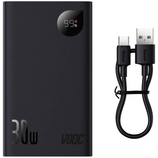 Фото - Батарея мобільна Baseus Adaman2 OE 20000mAh 2xUSB+TypC PDQC3.0 30W USBtoTypC (PPAD050101)