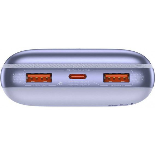 Фото - Батарея мобильная Baseus Bipow Pro 20000mAh 2xUSB+TypC 5A 22,5W USB to TypC (PPBD030005)