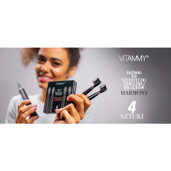 Фото - Насадка для зубной щетки Vitammy Harmony 4 шт. Black (TH1811-4 black)