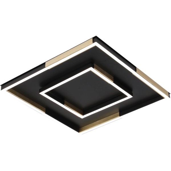 Фото - Люстра VALESO 3437/450 черная+ золотом LED 96W
